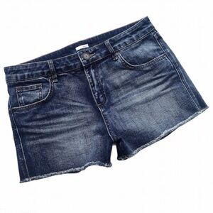 Edyson Jean Shorts Womens Sz 29 High Rise Waist Los Felix Frayed Whisker Jorts